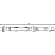 Apec Brake Hydraulic Hose Line Rear HOS3305