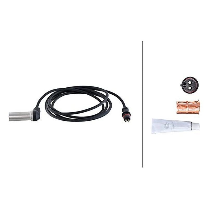 Hella ABS Wheel Speed Sensor Rear 6PU 230 048-651
