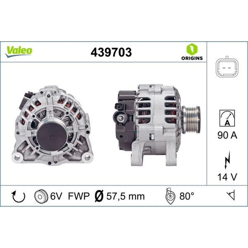 Valeo Car Alternator 12V 439703