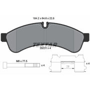 Textar Rear Brake Pad Set 2923101