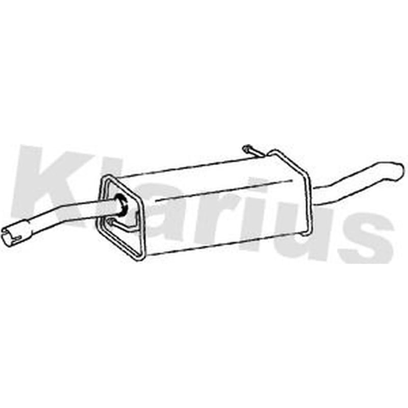 Klarius Box With Tail Pipe Rear FE967L