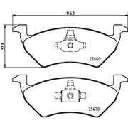 Mintex Brake Pad Set MDB3434