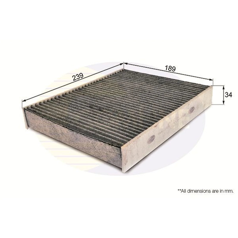 Comline Cabin Air Filter (Pollen Filter) EKF121A