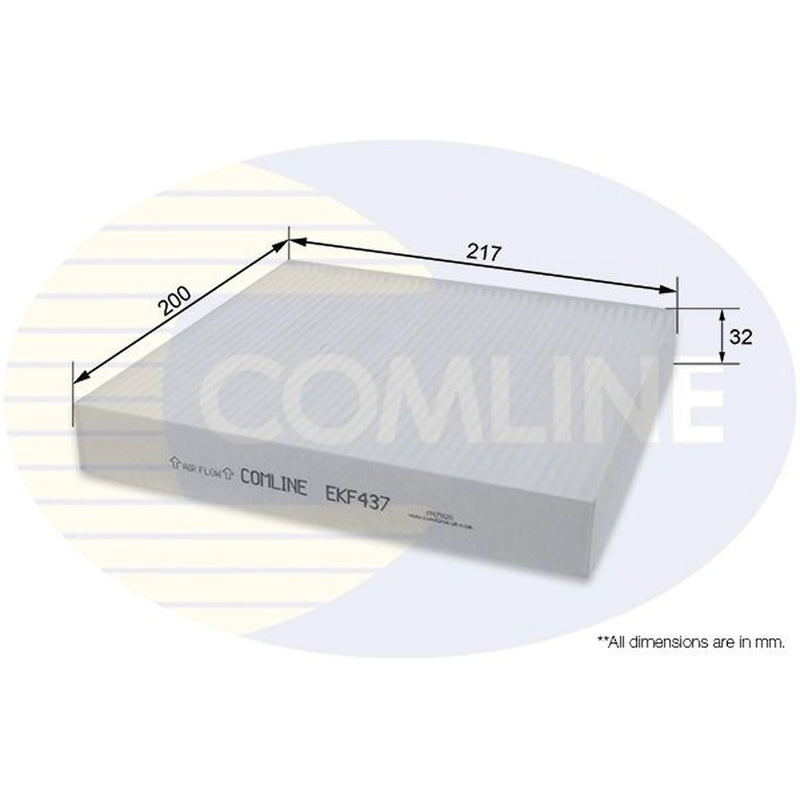 Comline Cabin Air Filter (Pollen Filter) EKF437