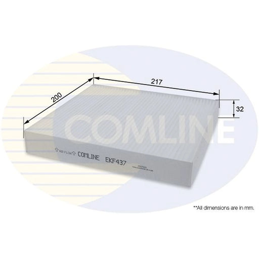 Comline Cabin Air Filter (Pollen Filter) EKF437