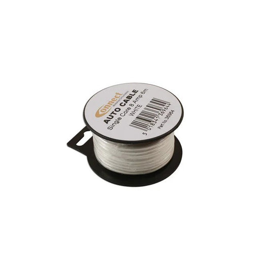 Connect White Single Core Auto Cable 14/0.30 6m - CPL