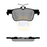 NAPA Rear Brake Pad Set NBP1986