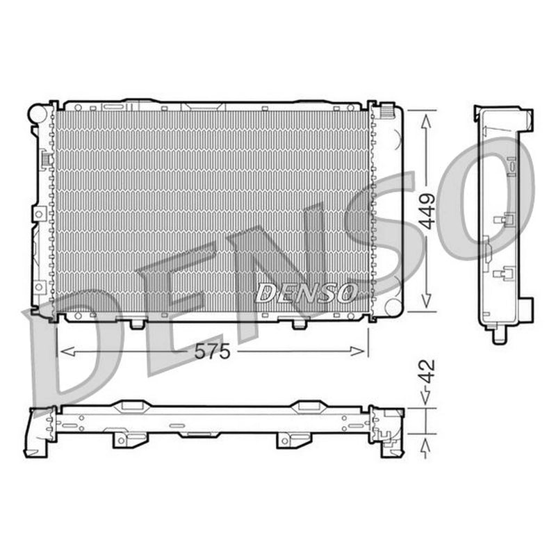 Denso Engine Radiator DRM17065