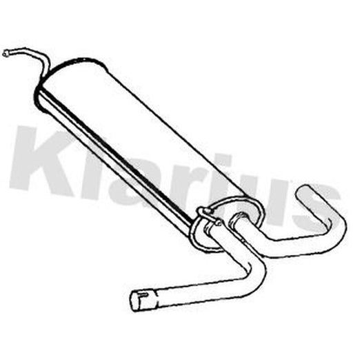 Klarius Box With Centre Pipe Centre VW1586X