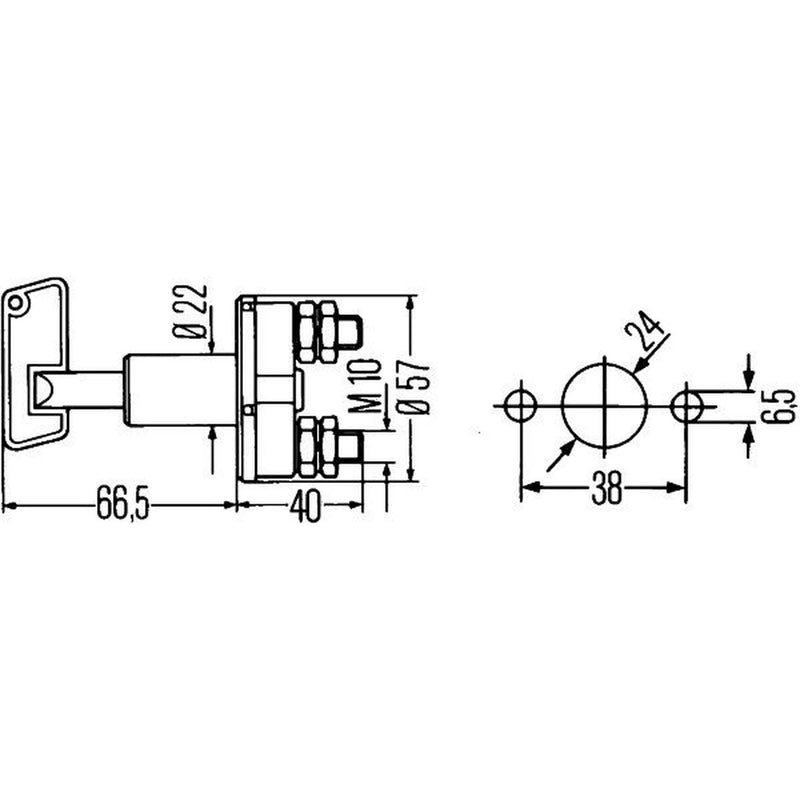 Hella Battery Master Switch 6EK 002 843-002
