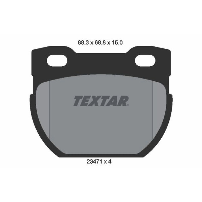 Textar Rear Brake Pad Set 2347101