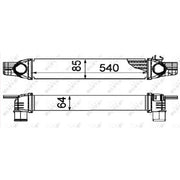 NRF Intercooler (Charge Air Cooler) 30254