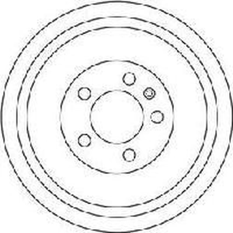 Abtex Brake Drum Assembly Rear BDM982
