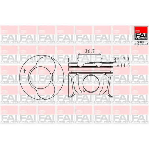 FAI Piston Cylinder Bore = PK4-000
