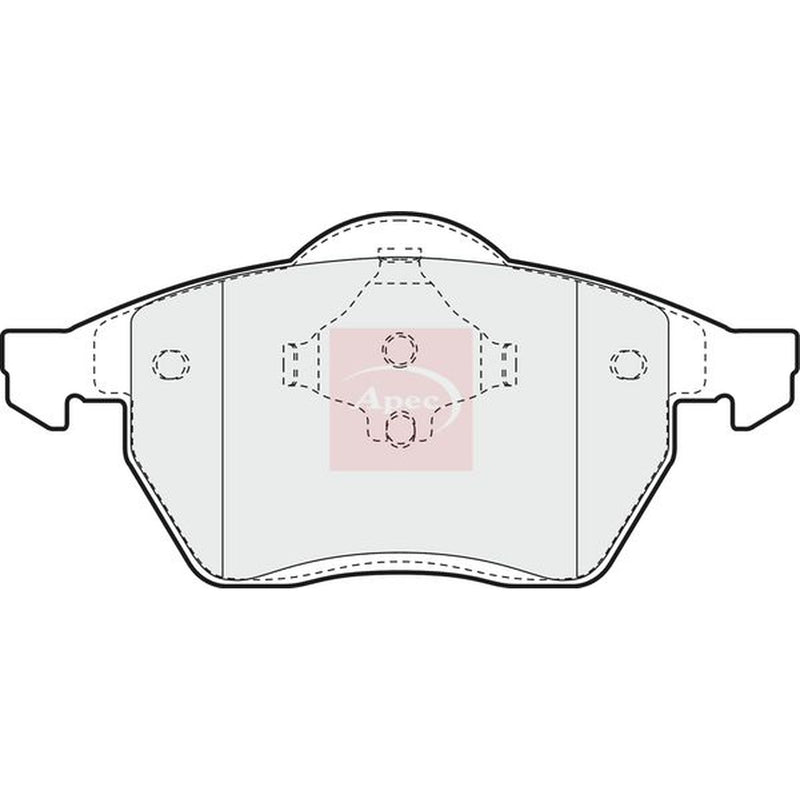 Apec Front Brake Pad Set PAD875