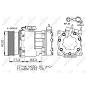 NRF Air Conditioning Compressor 32266