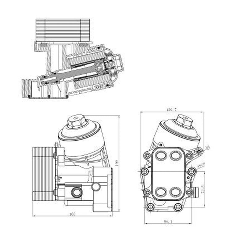 NRF Oil Filter Housing 31847