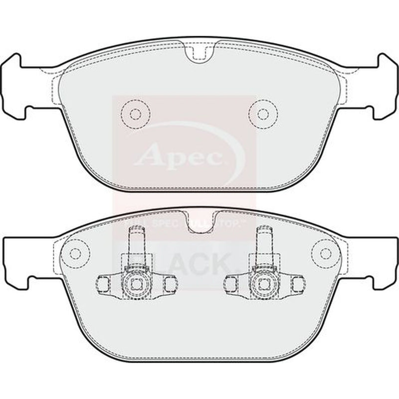 Apec Front Brake Pad Set PAD1719B
