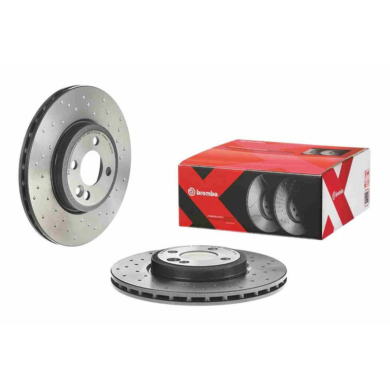 Brembo Xtra 2 x Perforated/Vented Front Brake Discs 09.A047.3X