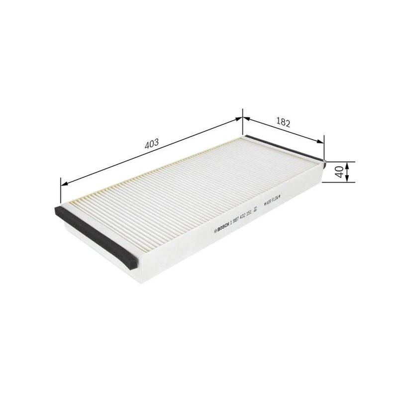 Bosch Cabin Air Filter (Pollen Filter) 1 987 432 151