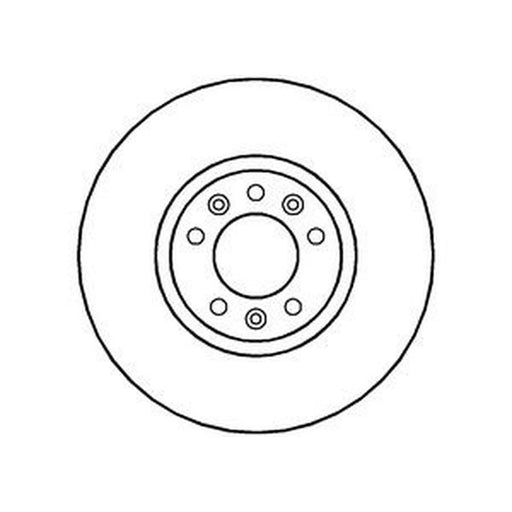 Abtex 2 x Vented Front Brake Discs BD1371V