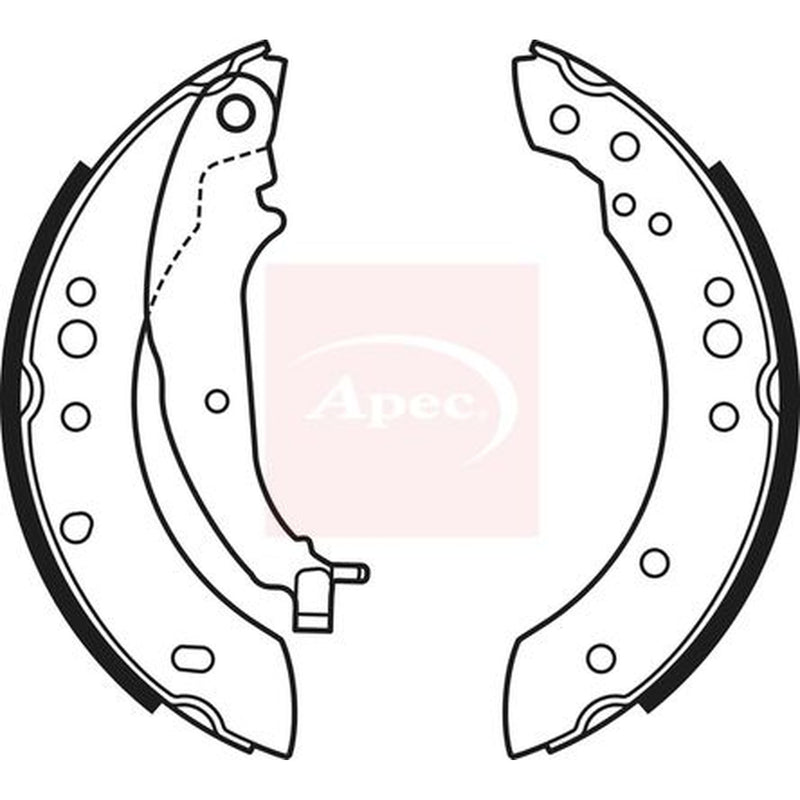 Apec Brake Shoe Set Axle Kit SHU749
