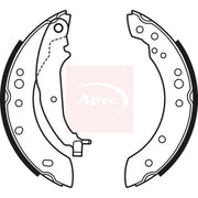 Apec Brake Shoe Set Axle Kit SHU749