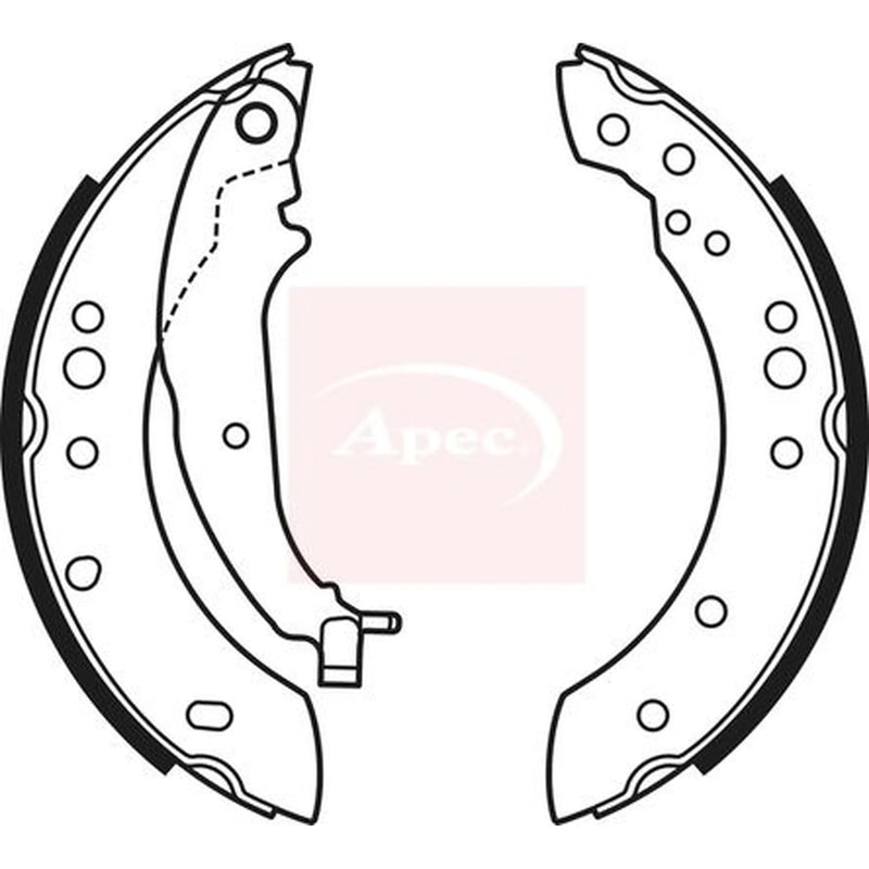 Apec Brake Shoe Set Axle Kit SHU749