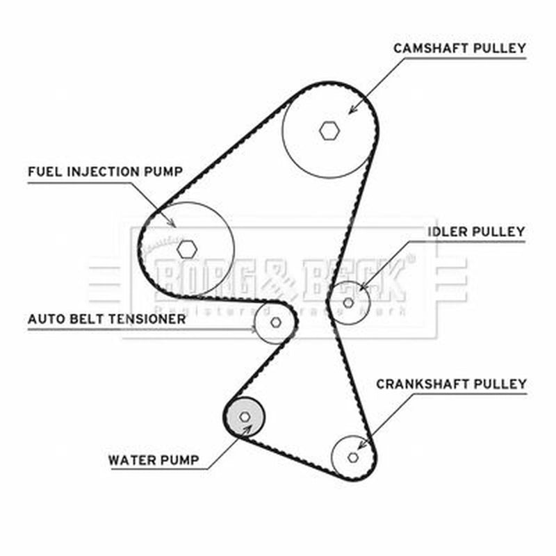Borg & Beck Timing Belt & Water Pump Kit BTW1032