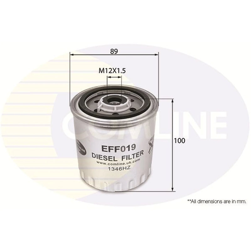 Comline Fuel Filter Element EFF019