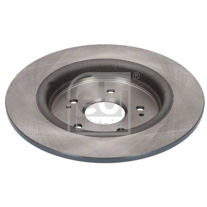 Febi 2 x Solid Rear Brake Discs 179063