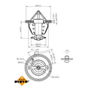 NRF Thermostat,Coolant 725132