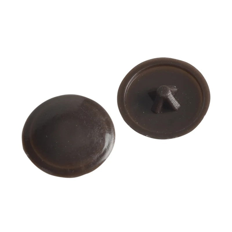ForgeFix Pozi Compatible Cover Cap Dark Brown No.6-8 Forge Pack 50 - FPPCC1
