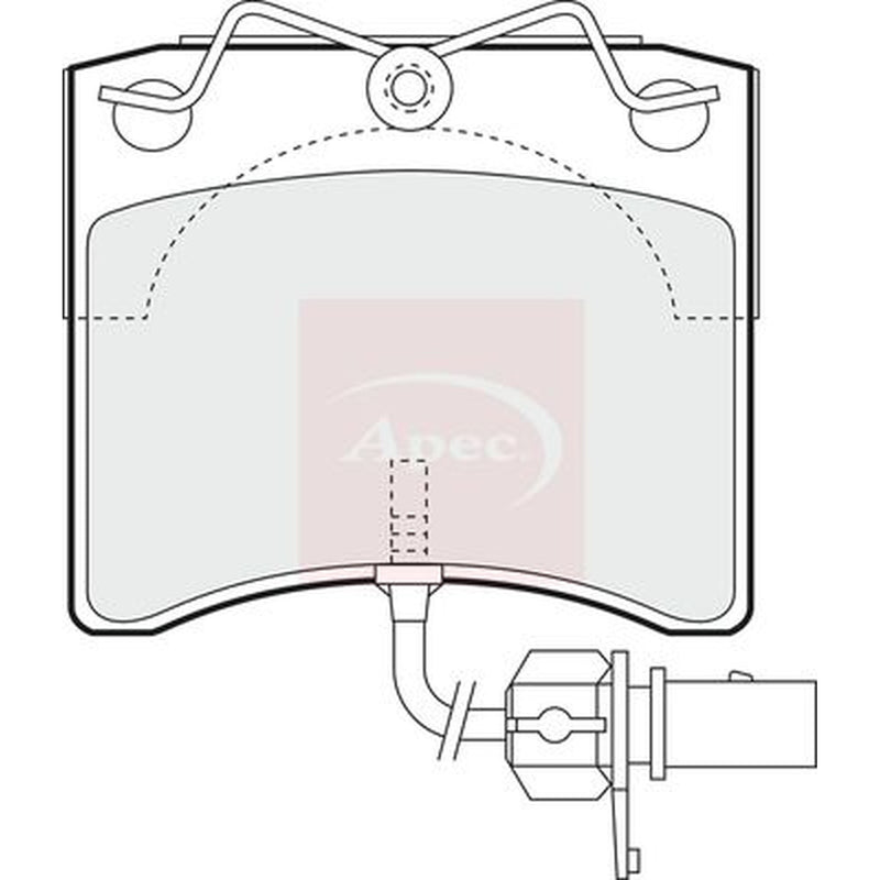 Apec Front Brake Pad Set PAD1146