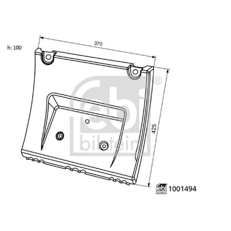 Febi Wing Wide High 1001494