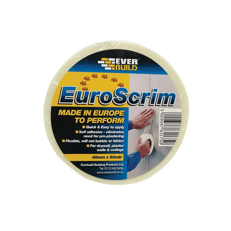 Everbuild Sika Euro Scrim Joint Tape 48mm x 90m