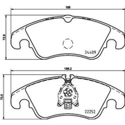 DON Front Brake Pad Set PCP1256