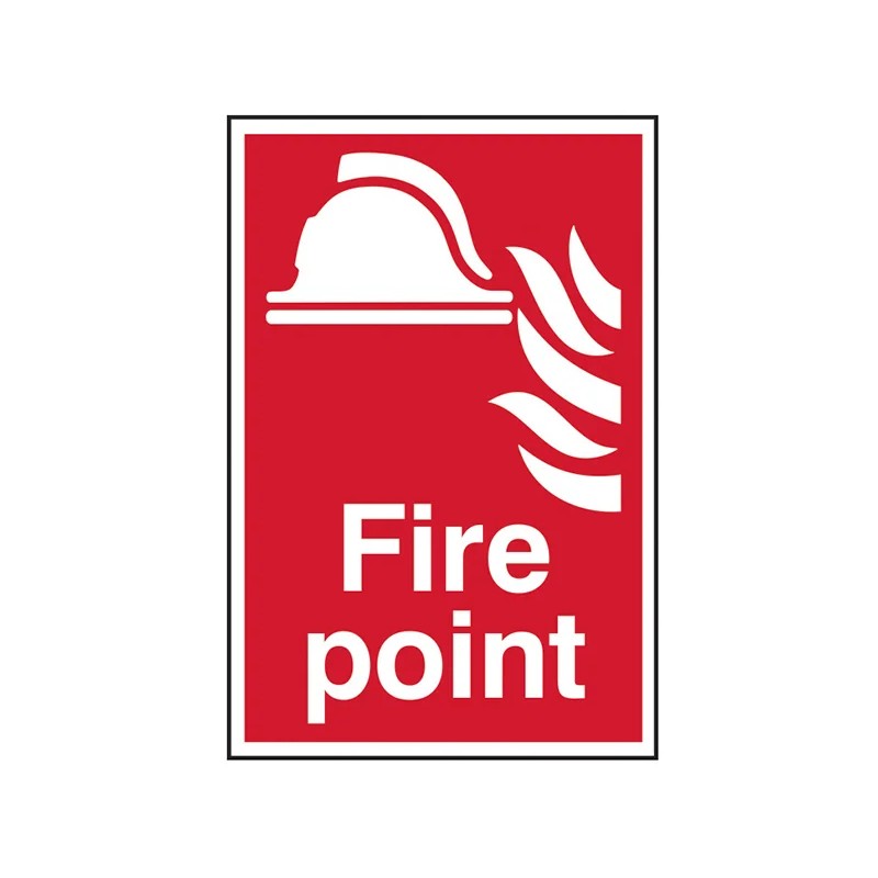 Scan Fire Point - PVC Sign 200 x 300mm - 1451