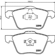 Mintex Front Brake Pad Set MDB2543