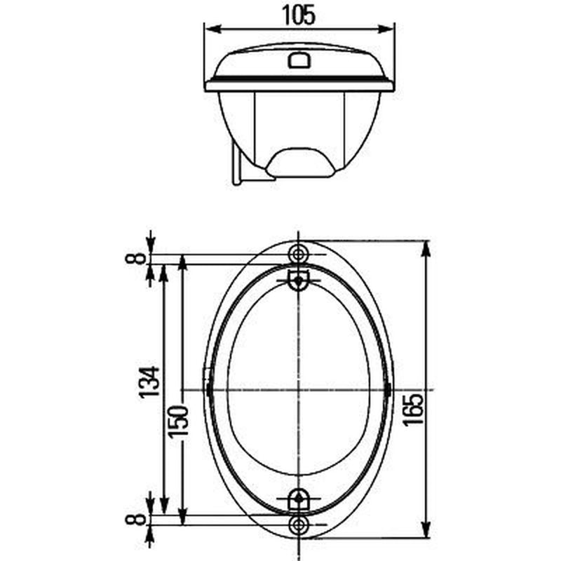 Hella Tail Light / Lamp LED Right 2SD 343 390-401