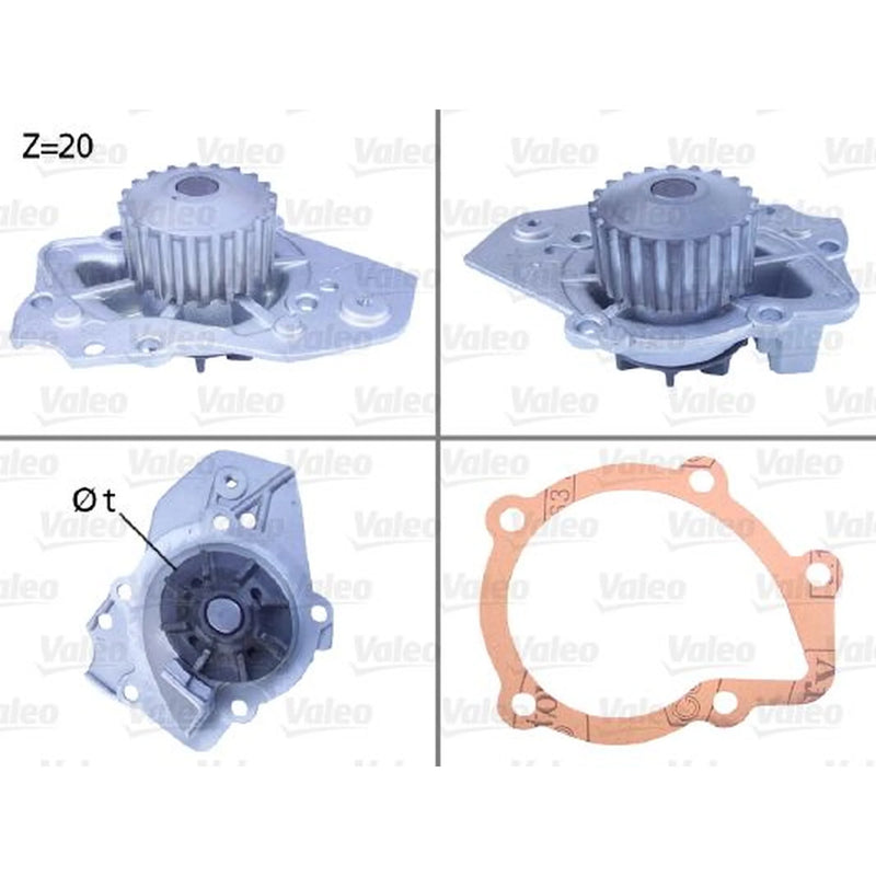 Valeo Engine Cooling Water Pump 506011