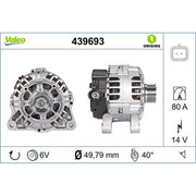 Valeo Car Alternator 12V 439693