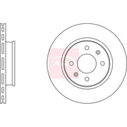 Apec 2 x Vented Front Brake Discs DSK2846