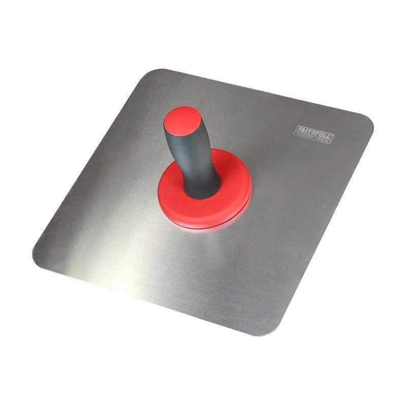 Faithfull Mill Finish Alloy Plasterer's Hawk 300 x 300mm (12 x 12in) - FAIPA12