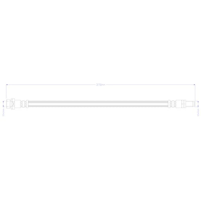 Abtex Brake Hydraulic Hose Line Rear ABH1628