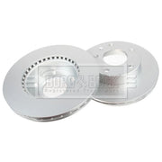 Borg & Beck 2 x Vented Front Brake Discs BBD4687