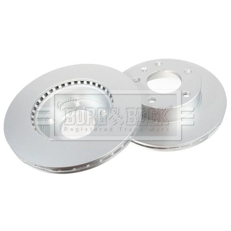 Borg & Beck 2 x Vented Front Brake Discs BBD4687