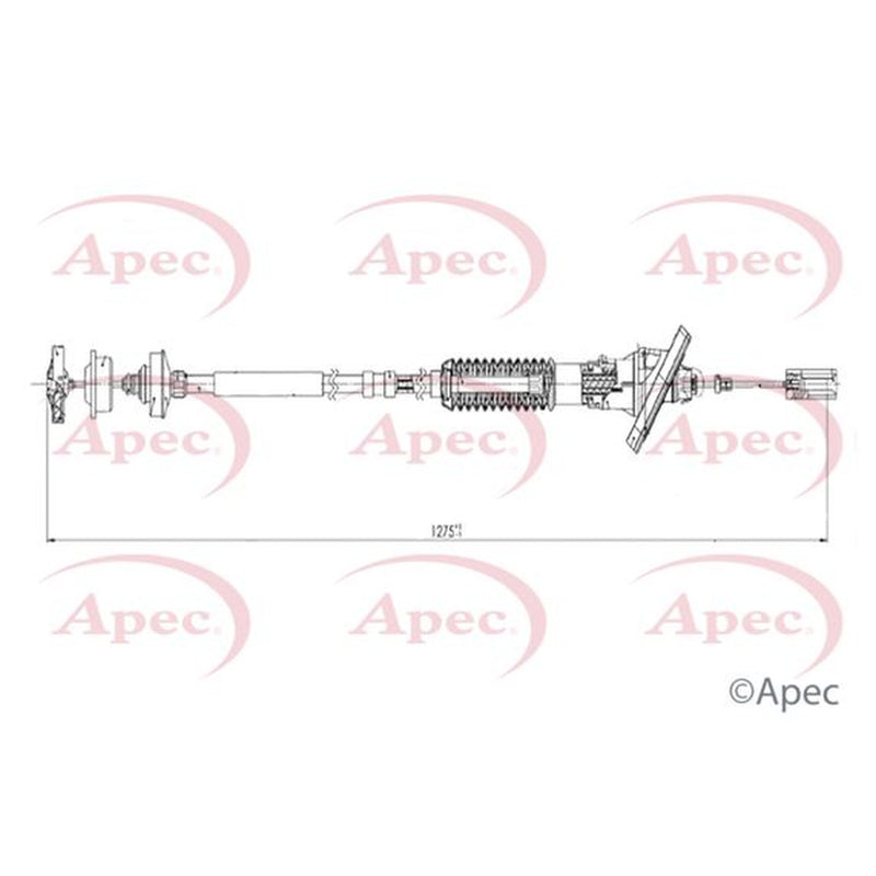 Apec Clutch Control Cable Pull CAB5014