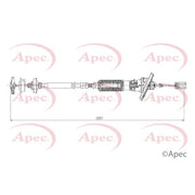 Apec Clutch Control Cable Pull CAB5014