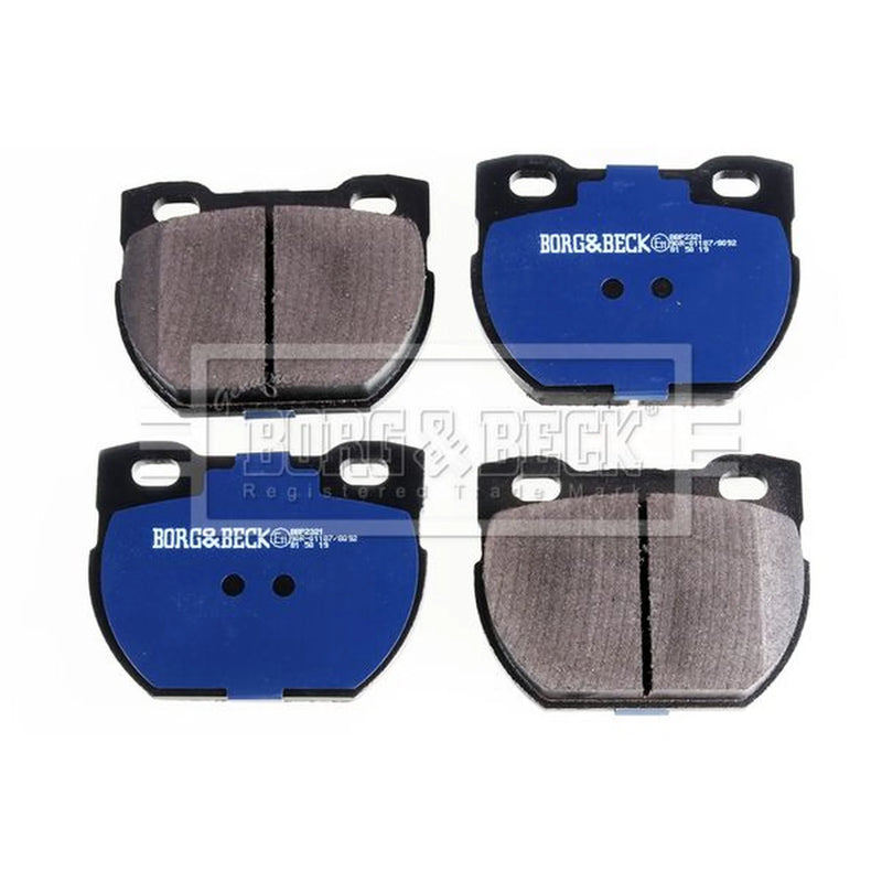 Borg & Beck 4 x Rear Brake Pad Set BBP2321